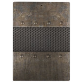 グランジな金属の背景 クリップボード (裏面)