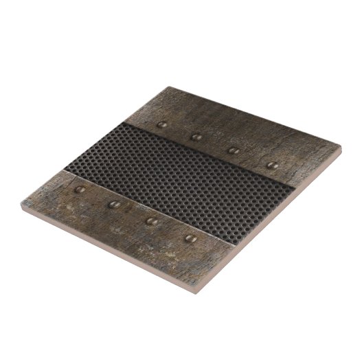 グランジな金属の背景 タイル (側面)