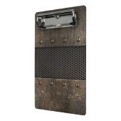 グランジな金属の背景 ミニクリップボード (アングル2)