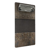 グランジな金属の背景 ミニクリップボード (アングル)