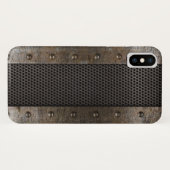 グランジな金属の背景 Case-Mate iPhoneケース (裏面(横))