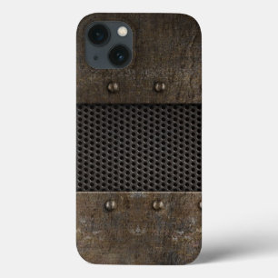 グランジな金属の背景 iPhone 13ケース
