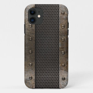 グランジな金属の背景 iPhone 11 ケース