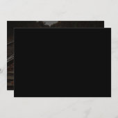 グランジな鉄道の西部のカウボーイの結婚式 招待状 (正面/裏面)