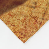 グランジな音楽シートのピアノ鍵 フリースブランケット (角)