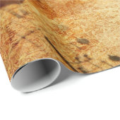 グランジな音楽シートのピアノ鍵 ラッピングペーパー (ロールコーナー)