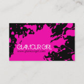 グランジな（ばちゃばちゃ）跳ねるの名刺 名刺 (裏面)