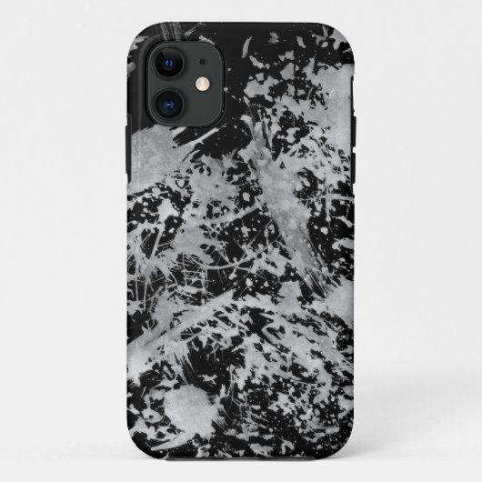 グランジなChaos™の白黒ペンキのiPhone 5の箱 Case-Mate iPhoneケース (裏面)