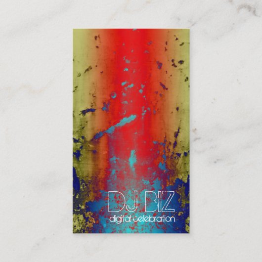 グランジなDejaの青虹 名刺 (正面)