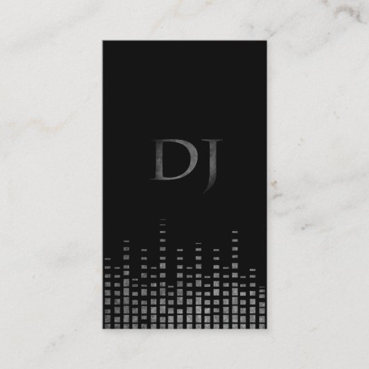 グランジなDJの名刺 名刺 (正面)
