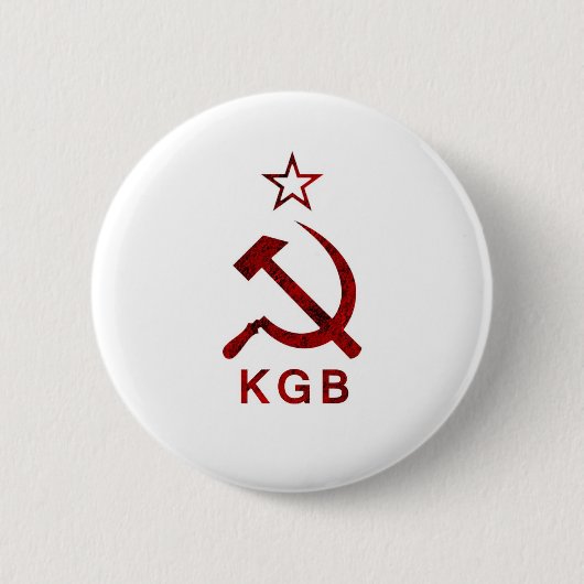 グランジなKGB 缶バッジ (正面)