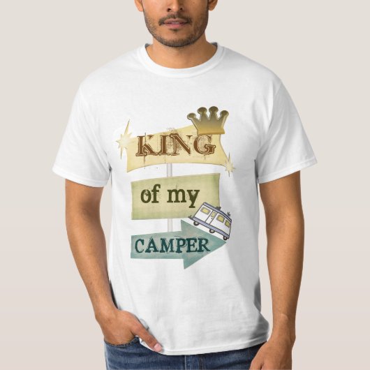 グランジなRVの/RVINGキャンプの人 Tシャツ (正面)