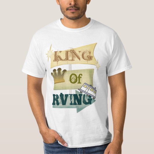 グランジなRVの/RVINGキャンプの人 Tシャツ (正面)