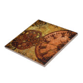 グランジなSteampunkのギアおよび時計 タイル (側面)