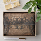 グランジなSteampunkのビクトリア時代の人の飛行船 薄葉紙 (ギフト)