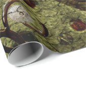 グランジなSteampunkの時計およびギア ラッピングペーパー (ロールコーナー)