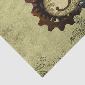 グランジなSteampunkはモノグラムの手紙Jを連動させます 薄葉紙 (詳細)