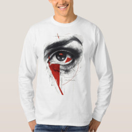 グランジアイ柄ロングスリーブシャツ Tシャツ