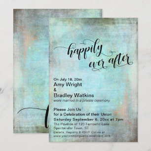 グランジアクアの幸せな永遠の結婚披露宴 招待状