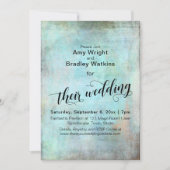 グランジアクアの書結婚跡 招待状 (正面)