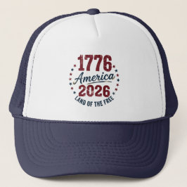 グランジアメリカ 1776 - 2026 自由の国帽子 キャップ