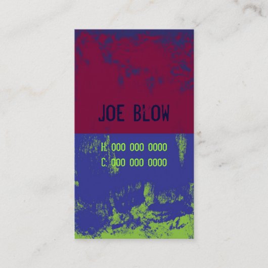 グランジカード1 名刺 (正面)