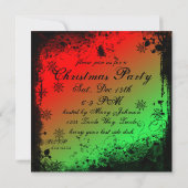 グランジクリスマス 招待状 (裏面)
