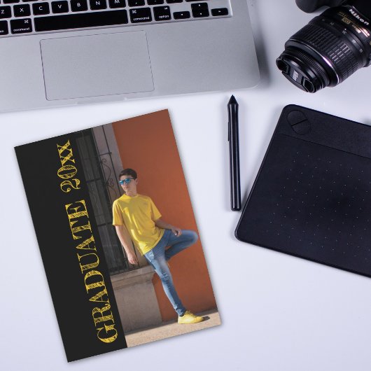 グランジクールレタリング2フォトカスタムグラッド 招待状