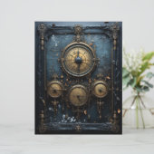 グランジゴシックウィンター紙クラフトカードストック (スタンド正面)