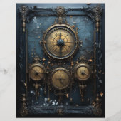 グランジゴシックウィンター紙クラフトカードストック (正面)