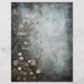 グランジゴシックウィンター紙クラフトカードストック (正面)