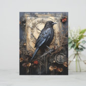 グランジゴシックウィンター紙クラフトカードストック (スタンド正面)