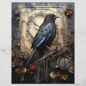 グランジゴシックウィンター紙クラフトカードストック (正面)