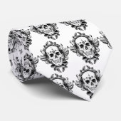 グランジゴシックメタル神聖スカルタイ ネクタイ (ロール)