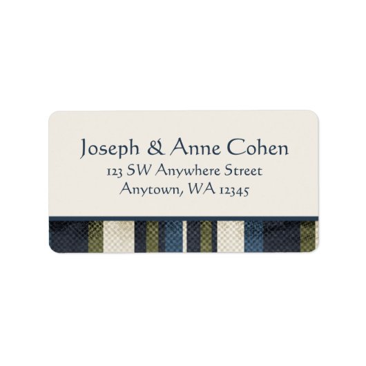 グランジストライプ ラベル (正面)