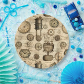 グランジス素朴テームパンク時計(14) ペーパープレート (パーティー)