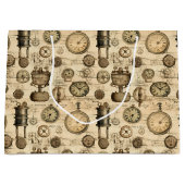 グランジス素朴テームパンク時計(14) ラージペーパーバッグ (正面)