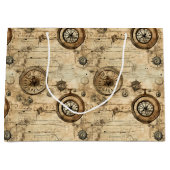 グランジス素朴テームパンク時計(9) ラージペーパーバッグ (正面)