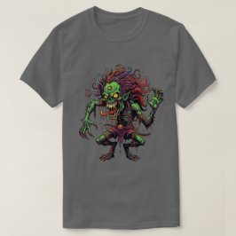 グランジゾンビスカルホラグラフィティTシャツ Tシャツ