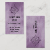 グランジダイヤモンド名刺,薄紫 名刺 (正面/裏面)