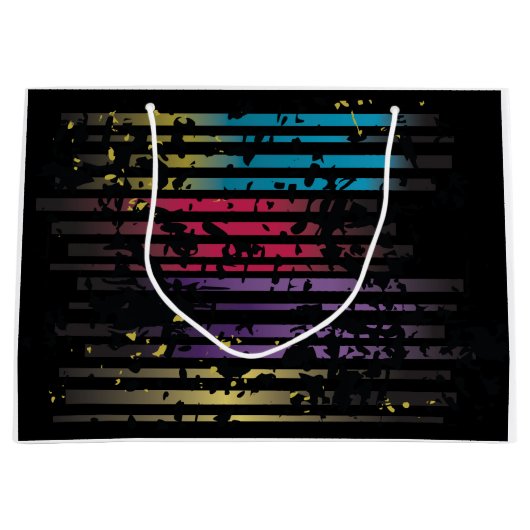 グランジデザイン抱き枕 ラージペーパーバッグ (正面)