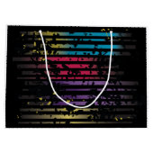 グランジデザイン抱き枕 ラージペーパーバッグ (裏面)