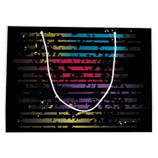 グランジデザイン抱き枕 ラージペーパーバッグ (裏面)