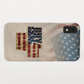グランジデザイン アメリカ独立記念日 7月4日 Case-Mate iPhoneケース (裏面(横))