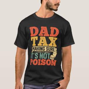 グランジデッド タックス ボールド レトロ テキスト Tシャツ