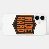 グランジバイク「Ride Hard」シールド Case-Mate iPhoneケース (裏面 (横))