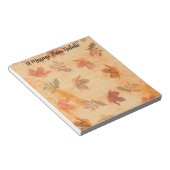 グランジバックの紅葉 ノートパッド (アングル)