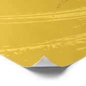 グランジヒマワリはっきりしたア素朴ーフローラ ポスター (角)