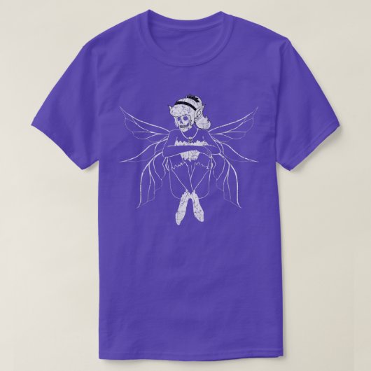 グランジフェアヤコアゴシックフォレストフェアリー骨格 Tシャツ (デザイン正面)