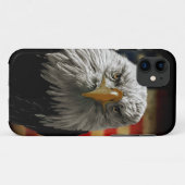 グランジフラグのハクトウワシ Case-Mate iPhoneケース (裏面(横))